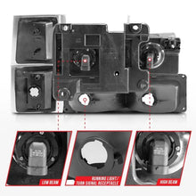 Load image into Gallery viewer, ANZO 88-98 Chevrolet C1500 Crystal Headlights Black - Corvette Realm