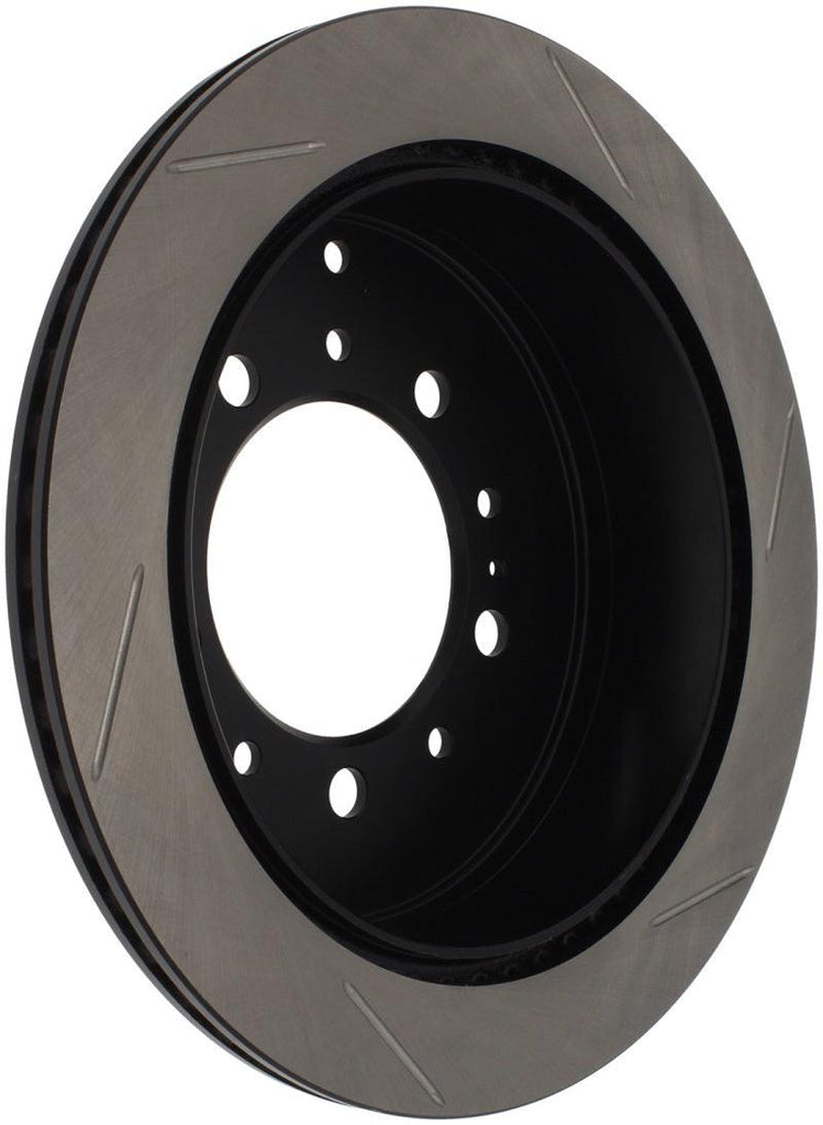 StopTech Power Slot 08-09 Lexus LX450/470/570 / 07-09 Toyota Tundra Slotted Right Rear Rotor - Corvette Realm