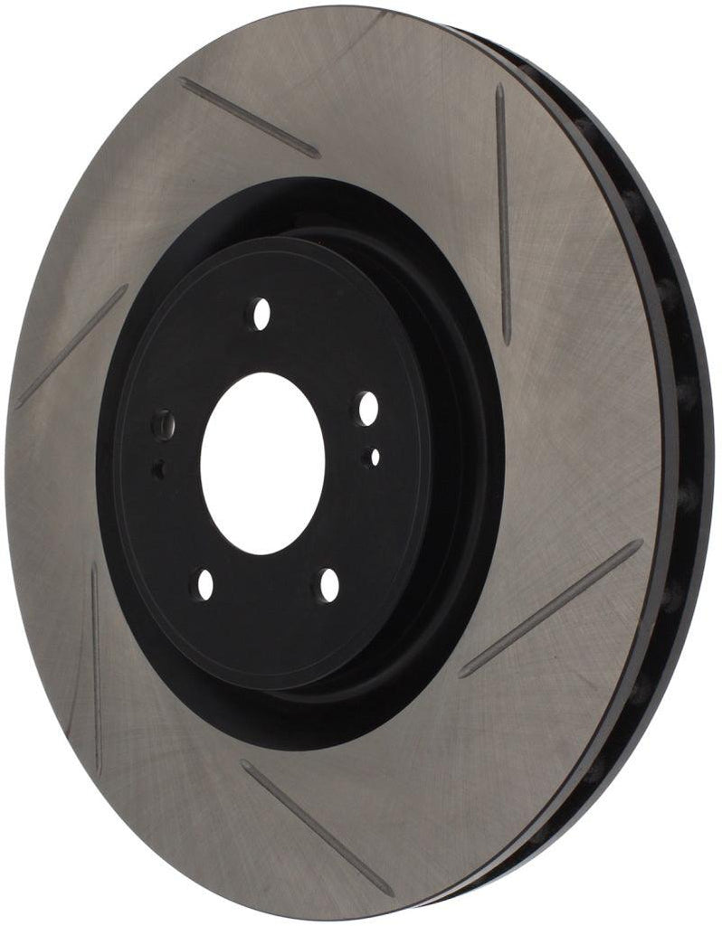 StopTech Power Slot 08-09 Evo 10 Slotted Left Front Rotor - Corvette Realm