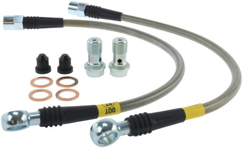 StopTech 01-05 Audi Allroad Rear Stainless Steel Brake Line Kit - Corvette Realm