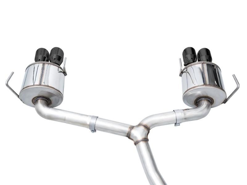 AWE Tuning 2022+ VB Subaru WRX Touring Edition Exhaust - Diamond Black Tips - Corvette Realm