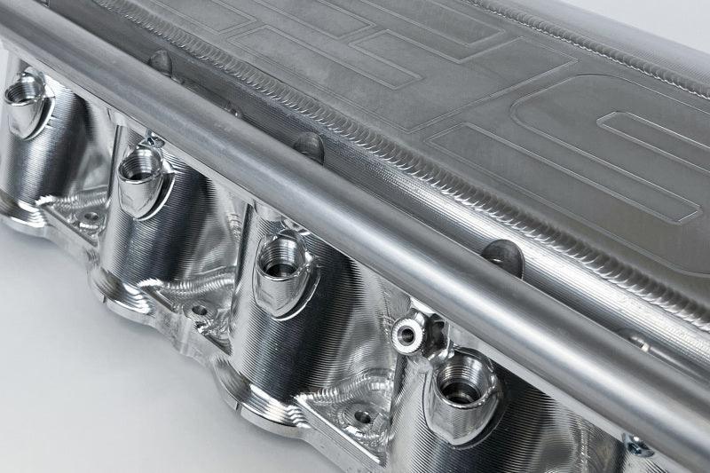CSF Gen 2 B58 Race X Charge-Air-Cooler Manifold - Raw Billet Aluminum Finish - Corvette Realm
