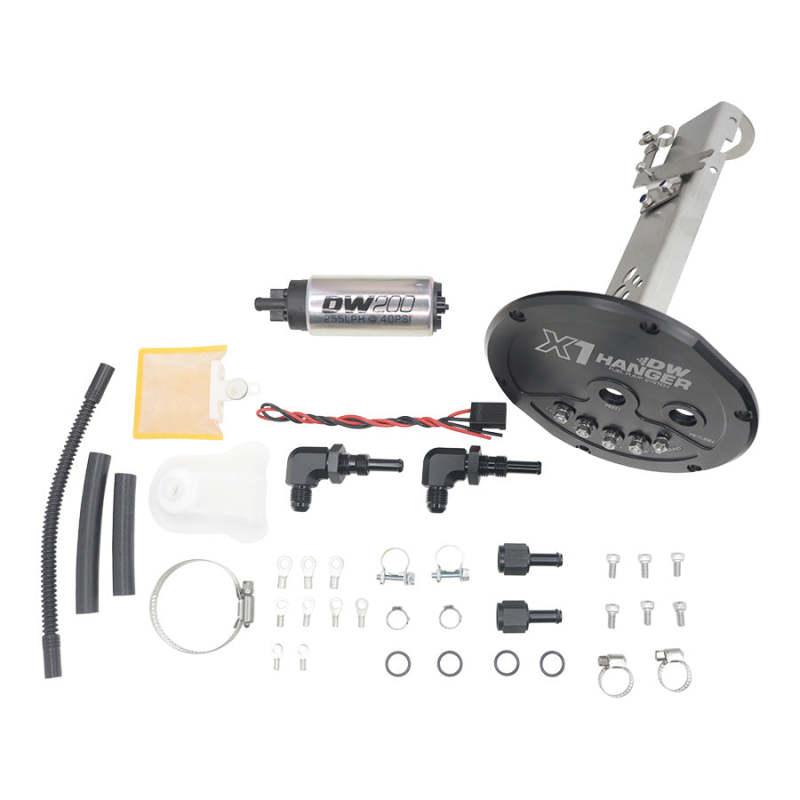 DeatschWerks 89-93 Nissan S13 R32 Skyline (non-GTR) X1 Series Fuel Pump Module w/ DW200 Pump - Corvette Realm