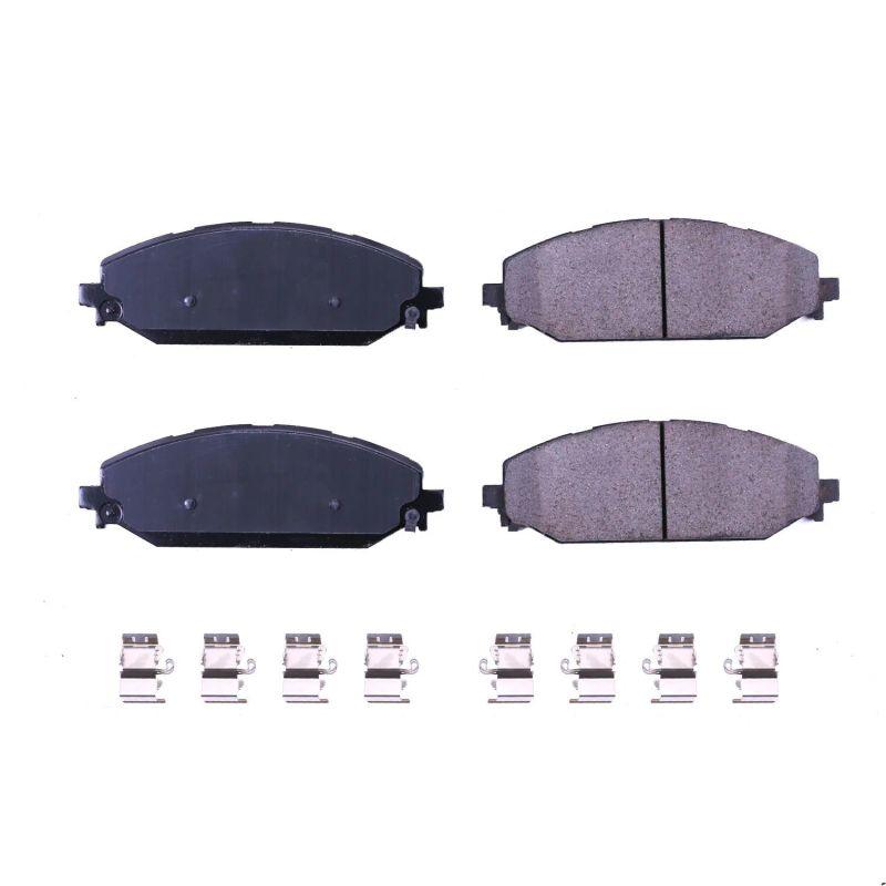 Power Stop 2019 Ram 1500 Front Z17 Evolution Ceramic Brake Pads w/Hardware - Corvette Realm