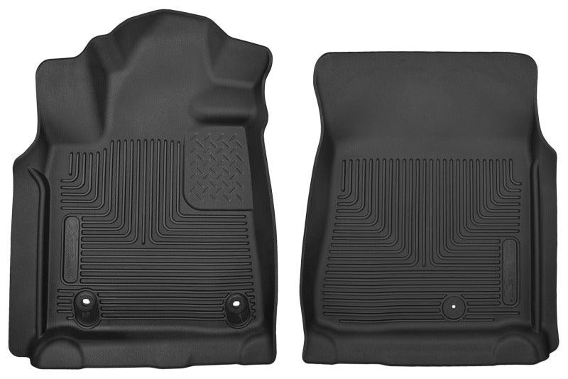 Husky Liners 12-14 Toyota Tundra Pickup(Crew / Ext / Std Cab) X-Act Contour Black Front Floor Liners - Corvette Realm