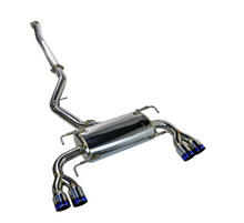 Load image into Gallery viewer, Remark 08-14 Subaru STi GR Hatch Sports Touring Spec - Burnt Quad Tips (Non-Resonated)