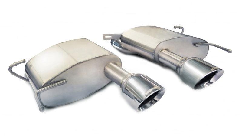 Corsa 11-13 Cadillac CTS Coupe V 6.2L V8 Polished Sport Axle-Back Exhaust - Corvette Realm