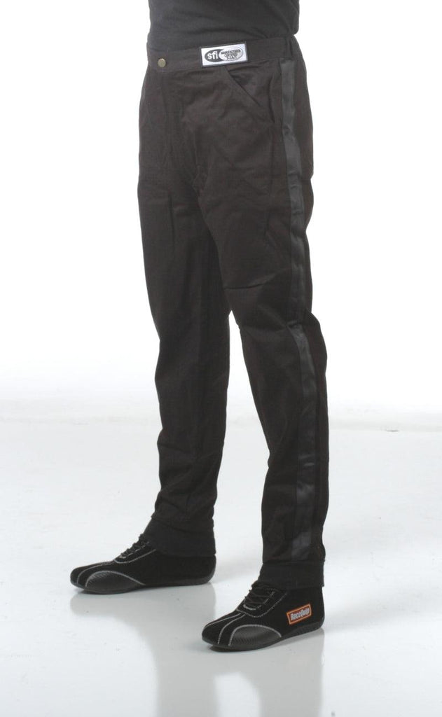 RaceQuip Black SFI-1 1-L Pants Small - Corvette Realm