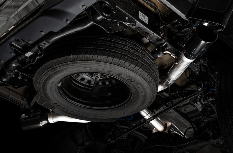 AWE Tuning 20-21 Jeep Gladiator JT 3.6L Tread Edition Cat-Back Dual Exhaust - Diamond Black Tip - Corvette Realm