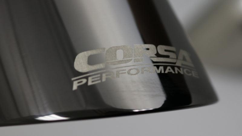 Corsa Single Universal 2.5in Inlet / 4.5in Outlet Black PVD Pro-Series Tip Kit - Corvette Realm