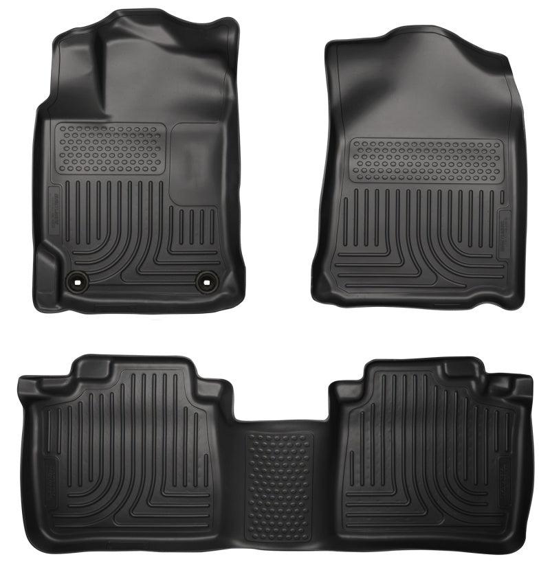 Husky Liners 2012 Toyota Camry WeatherBeater Combo Black Floor Liners - Corvette Realm