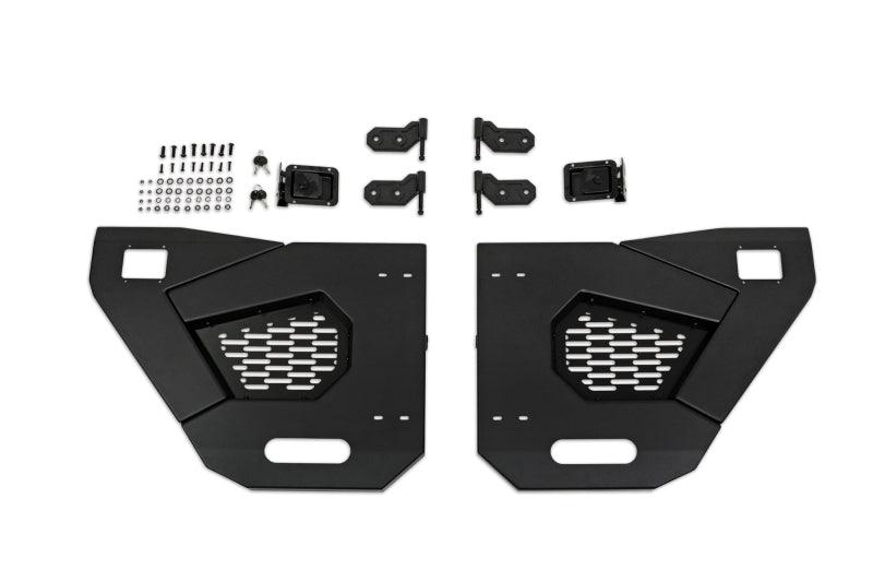 DV8 Offroad 18-22 Jeep Wrangler JL/JT Spec Series Half Doors - Rear Set - Corvette Realm