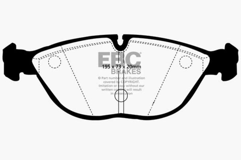 EBC 04-06 Audi TT Quattro 3.2 Bluestuff Front Brake Pads - Corvette Realm
