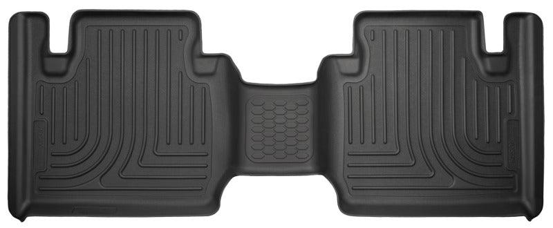 Husky Liners 12-15 Toyota Tacoma Extended Cab WeatherBeater Second Row Black Floor Liners - Corvette Realm