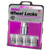 Load image into Gallery viewer, McGard Wheel Lock Nut Set - 4pk. (Cone Seat) M12X1.25 / 19mm &amp; 21mm Dual Hex / 1.28in. L - Chrome - Corvette Realm