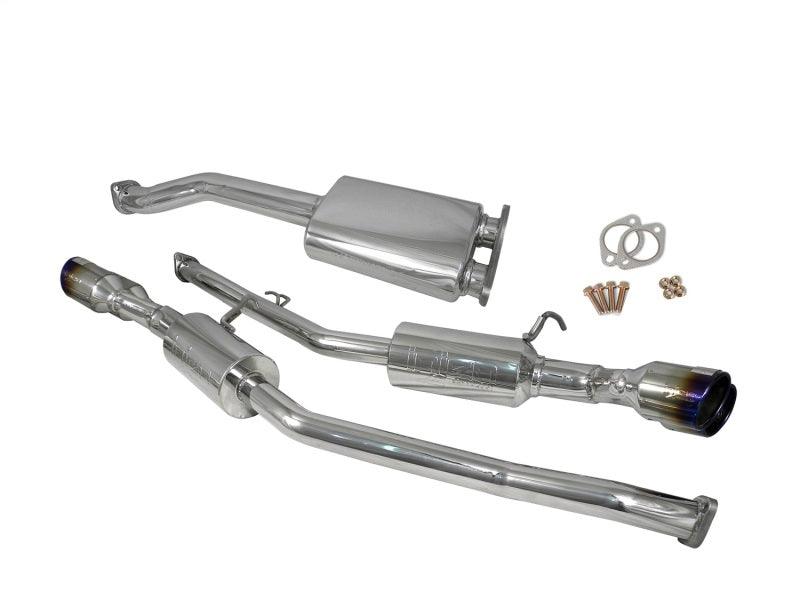 Injen 10-13 Hyundai Genesis Coupe 2.0L(t) 4cyl SS Exhaust w/ 76mm Y-Pipe Resonator/Molded SS Flanges - Corvette Realm