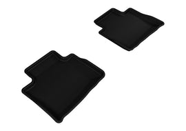 3D MAXpider 2014-2017 Chevrolet SS Kagu 2nd Row Floormats - Black - Corvette Realm