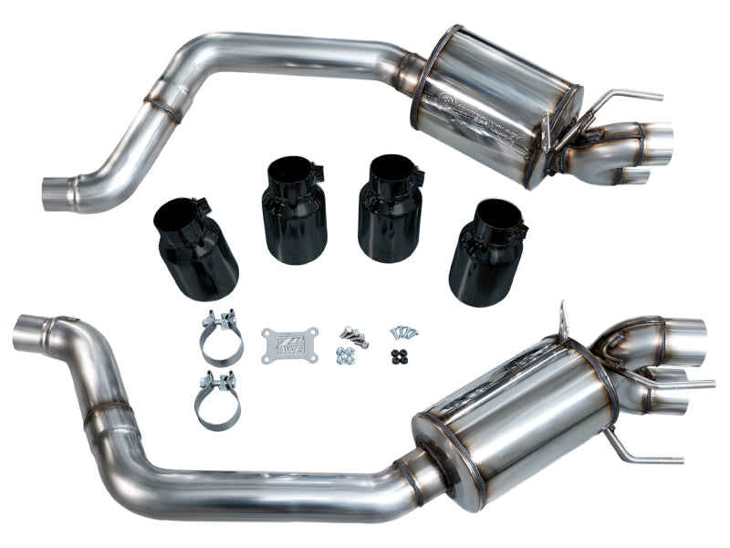 AWE Tuning 05-07 C6 Chevrolet Corvette 6.0L Touring Edition Axleback Exhaust w/ Diamond Black Tips