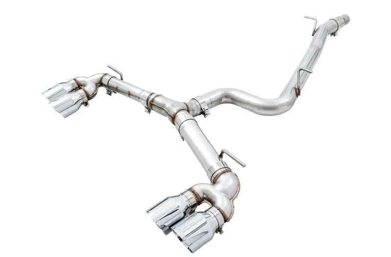 AWE Tuning Mk7 Golf R Track Edition Exhaust w/Chrome Silver Tips 102mm - Corvette Realm