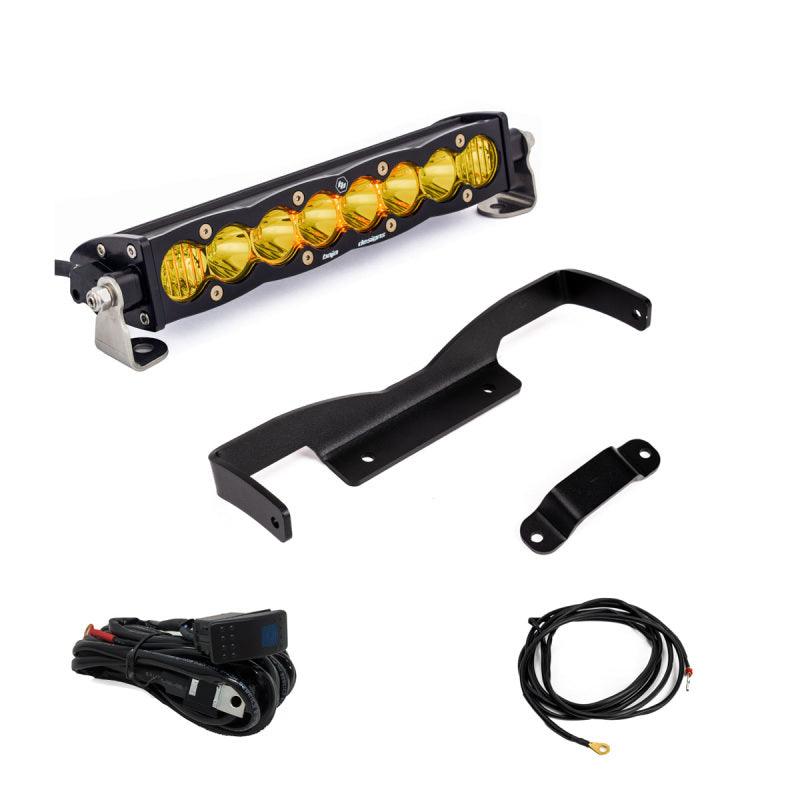 Baja Designs Can-Am Maverick R Amber 10in S8 Shock Tower Kit - Corvette Realm