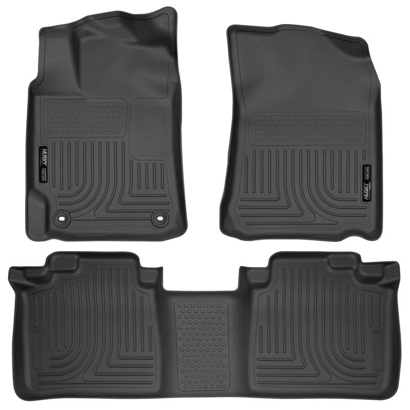 Husky Liners 2012 Toyota Camry WeatherBeater Combo Black Floor Liners - Corvette Realm