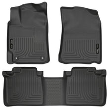 Load image into Gallery viewer, Husky Liners 2012 Toyota Camry WeatherBeater Combo Black Floor Liners - Corvette Realm