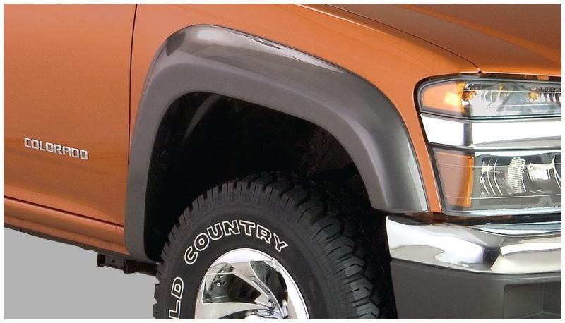 Bushwacker 04-12 GMC Canyon Extend-A-Fender Style Flares 2pc - Black - Corvette Realm