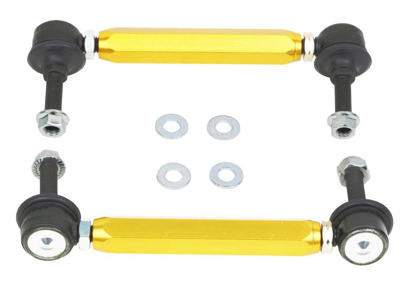 Whiteline Universal Sway Bar End Link Kit - 175-200mm Heavy Duty Adjustable - 10mm Ball Studs - Corvette Realm