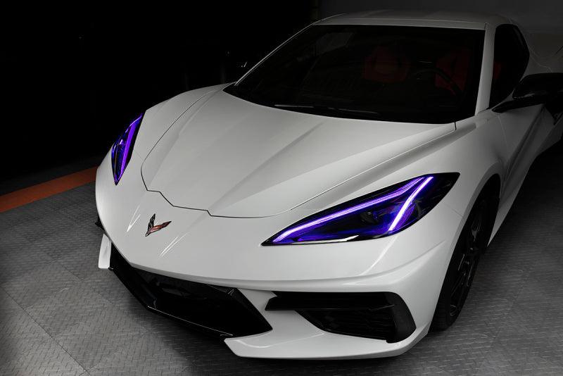 Oracle 20-21 Chevy Corvette C8 RGB+A Headlight DRL Upgrade Kit - ColorSHIFT w/ BC1 Controller - Corvette Realm