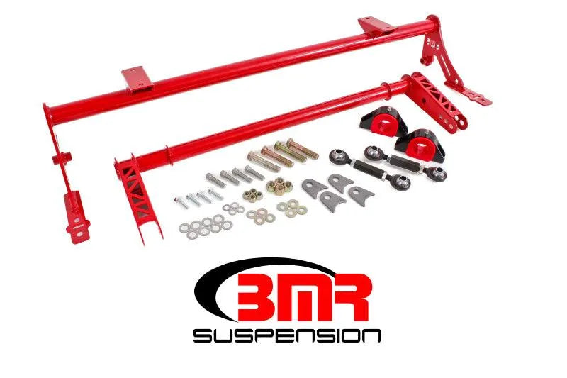 BMR 05-14 S197 Mustang Rear Bolt-On Hollow 35mm Xtreme Anti-Roll Bar Kit (Polyurethane) - Red - Corvette Realm