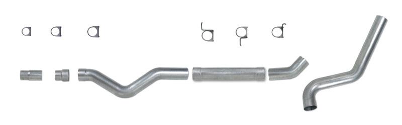 Diamond Eye KIT 5in CB MFLR RPLCMENT PIPE SGL AL: 2006-2007.5 CHEVY 6.6L 2500/3500 - Corvette Realm