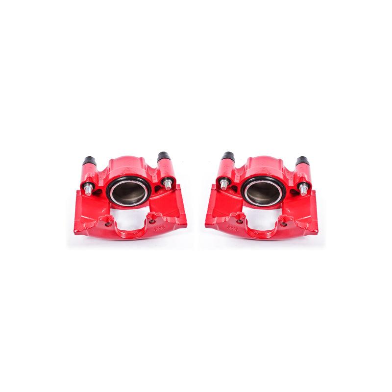 Power Stop 90-93 Cadillac Commercial Chassis Front Red Calipers w/o Brackets - Pair - Corvette Realm
