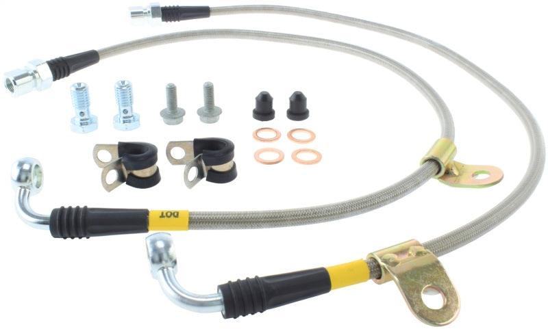 StopTech 05 Chrysler 300C 5.7L V8 w/ Vented Rear Disc Stainless Steel Front Brake Lines - Corvette Realm