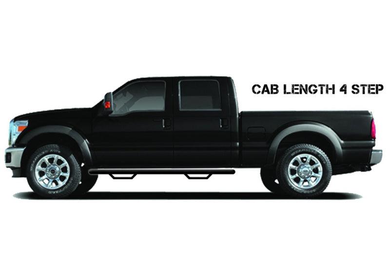 N-Fab Nerf Step 2019 Chevy/GMC 1500 Crew Cab - Cab Length - Tex. Black - 3in - Corvette Realm