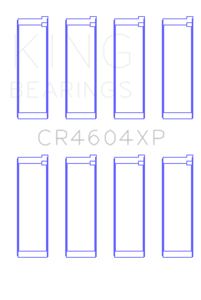 King 07-09 Mazdaspeed 3 L3-VDT MZR DISI (t) Duratec High Performance Rod Bearing Set - Size STDX