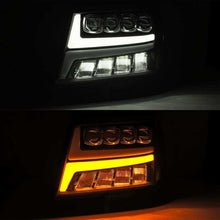 Load image into Gallery viewer, AlphaRex 07-13 Chevy Avalanche NOVA LED Proj Headlights Plank Style Gloss Black w/Activ Light/DRL - Corvette Realm