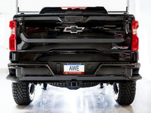 Load image into Gallery viewer, AWE Tuning 22-23 GMC Sierra 1500 AT4X 6.2L 0FG Catback Split Dual (Flat Bumper) - Bashguard(No Tips) - Corvette Realm