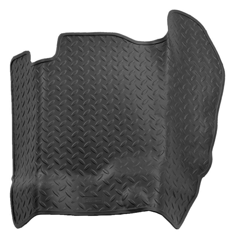 Husky Liners 96-99 Suburban/Tahoe/Yukon Classic Style Center Hump Black Floor Liner (w/oFloor Shift) - Corvette Realm