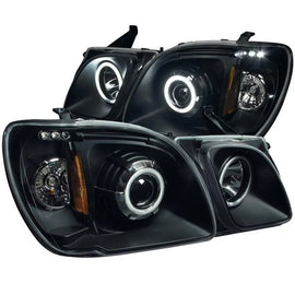 ANZO 1998-2007 Lexus Lx470 Projector Headlights w/ Halo Black (CCFL) - Corvette Realm