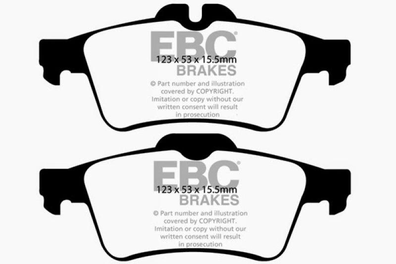 EBC 08-10 Chevrolet Cobalt 2.0 Turbo (SS) Redstuff Rear Brake Pads - Corvette Realm