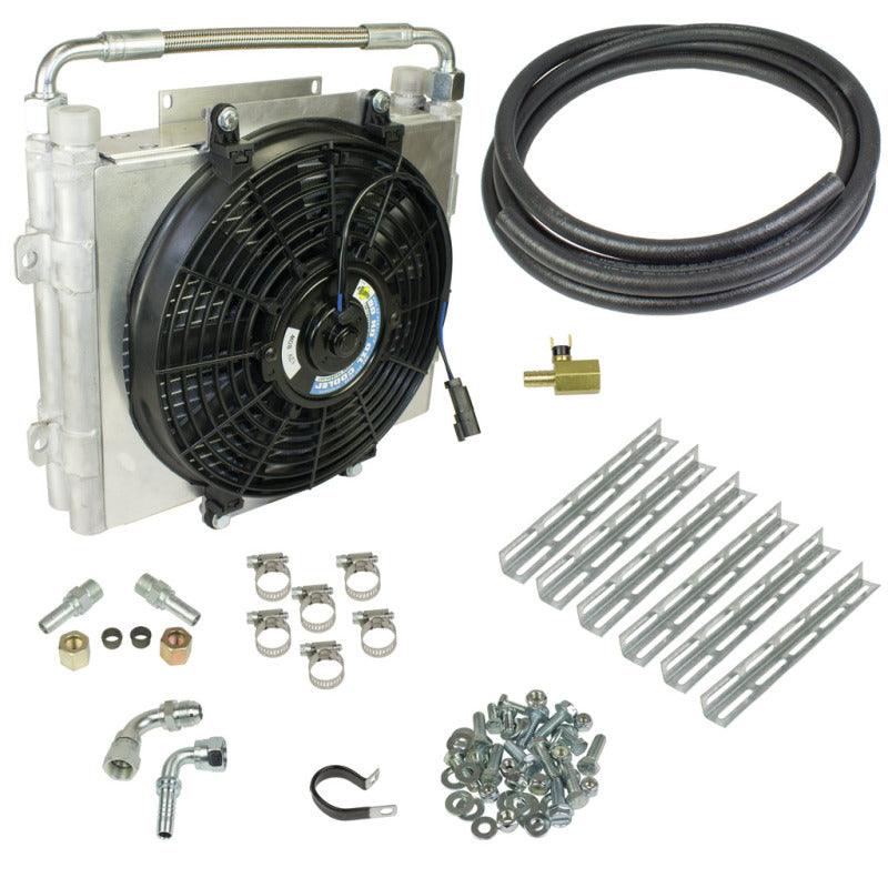 BD Diesel Xtrude Double Stacked Transmission Cooler Kit - Universial 1/2in Tubing - Corvette Realm