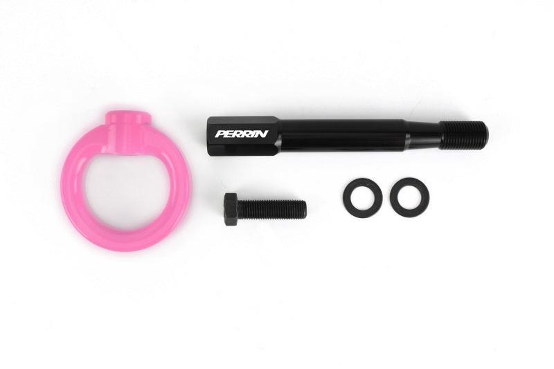 Perrin 18-21 WRX/STI / 13-20 BRZ / 17-20 Toyota 86 Front Tow Hook Kit - Hyper Pink - Corvette Realm