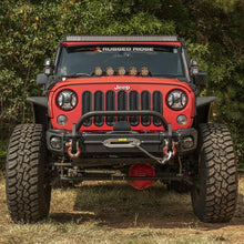 Load image into Gallery viewer, Rugged Ridge Arcus Front Bumper Set W/ Overrider 2018 Jeep Wrangler JK - Corvette Realm