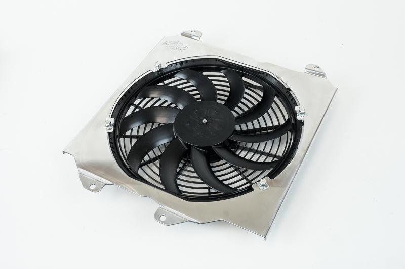 CSF 92-00 Honda Civic All-Aluminum Fan Shroud w/12in SPAL Fan - Corvette Realm