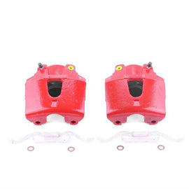 Power Stop 00-02 Dodge Dakota Front Red Calipers w/o Brackets - Pair - Corvette Realm