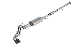 Borla 23-25 Chevrolet Colorado / 23-25 GMC Canyon S-Type Catback Exhaust w/Black Chrome Tips