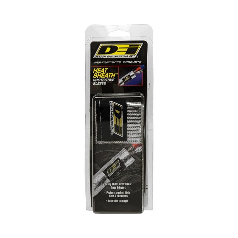 DEI Heat Sheath 1in x 3ft - Aluminized Sleeving - Sewn Edge - Corvette Realm