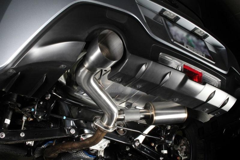 Perrin 2022 BRZ/GR86 Axle Back Exhaust SS (Single Side Exit w/Helmholtz Chamber) - Corvette Realm