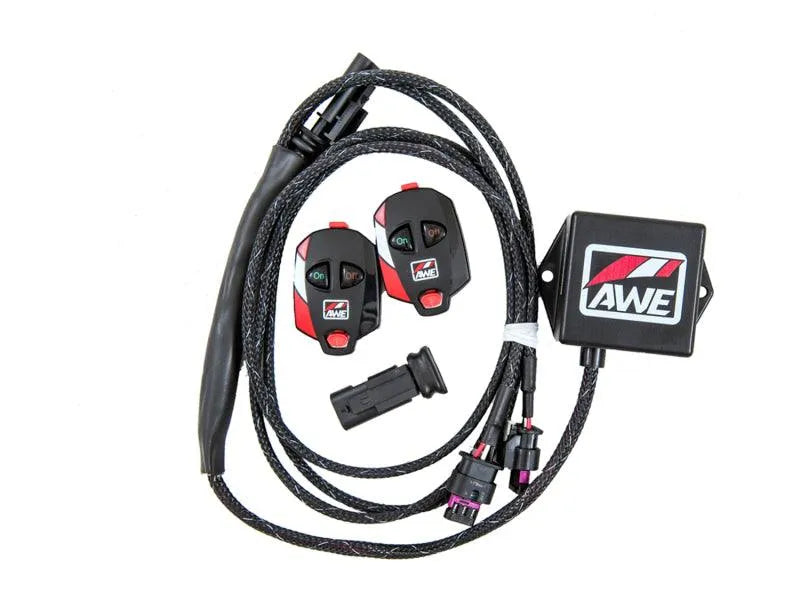 AWE Tuning Ford Focus RS SwitchPath Cat-back Exhaust - Diamond Black Tips - Corvette Realm