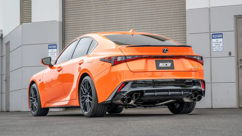 Borla 15-25 Lexus RC F Axle-Back Exhaust System S-Type - Black Chrome